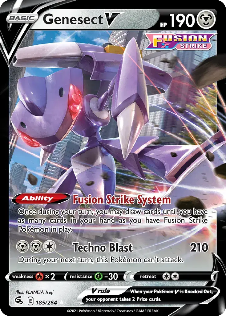 Genesect V Fusion Strike 185