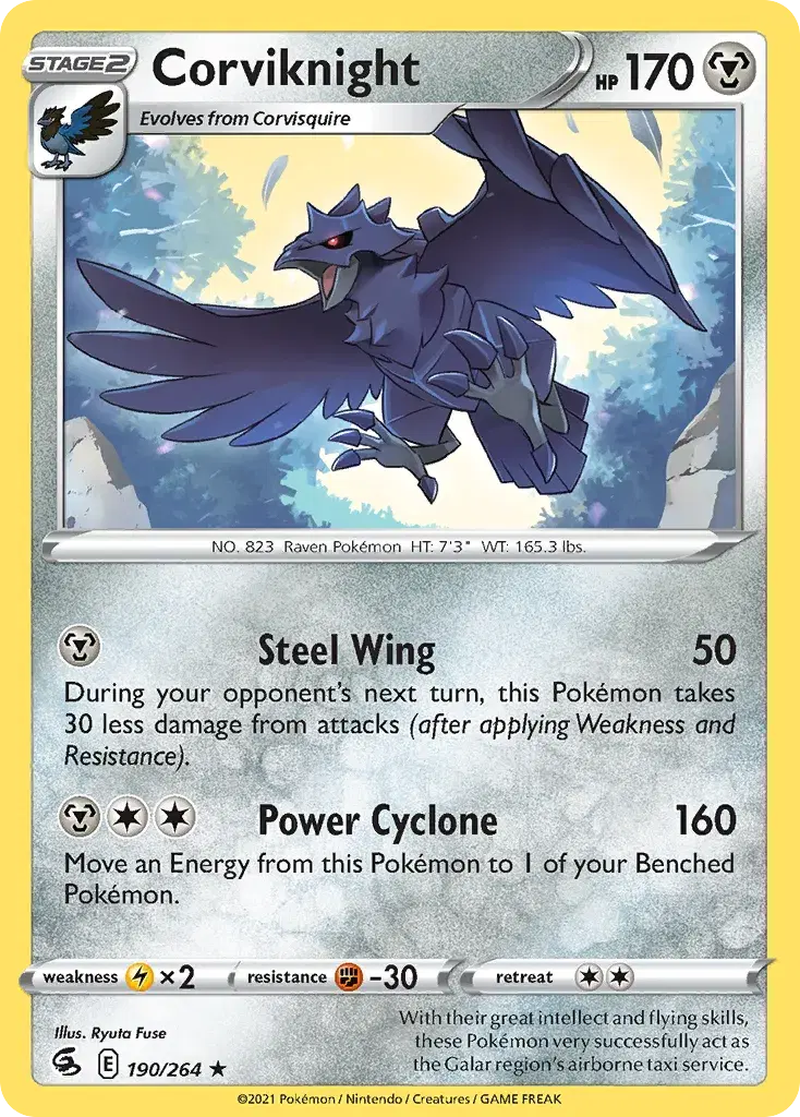 Corviknight Fusion Strike 190