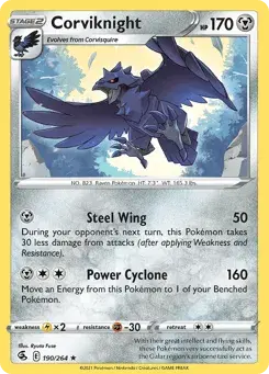 Corviknight Fusion Strike