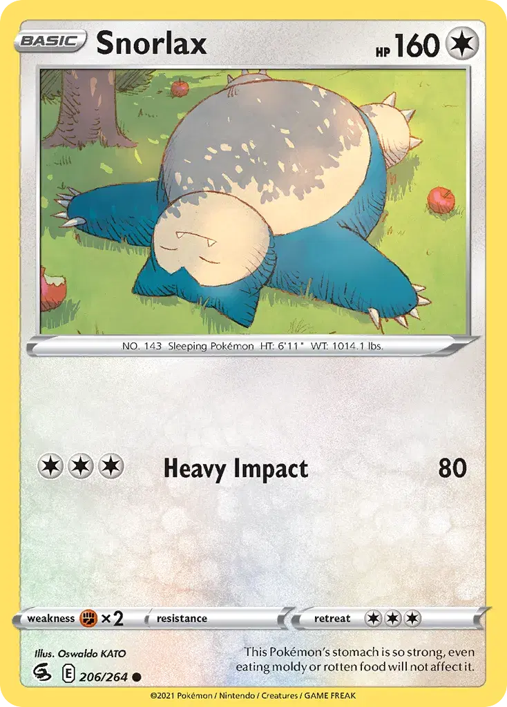 Snorlax Fusion Strike 206
