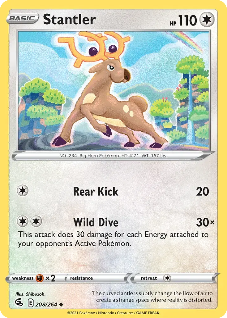 Stantler Fusion Strike 208