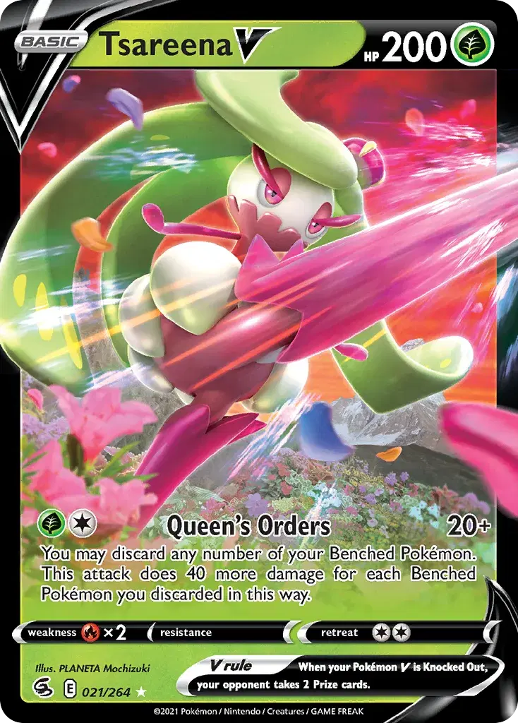 Tsareena V Fusion Strike 21