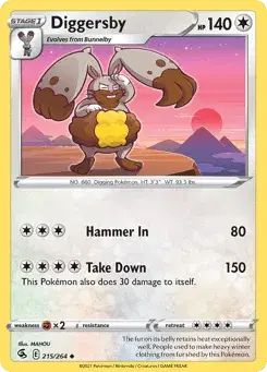Diggersby Fusion Strike