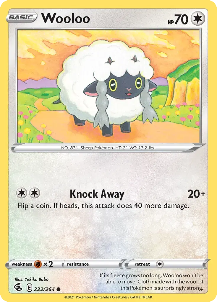 Wooloo Fusion Strike 222