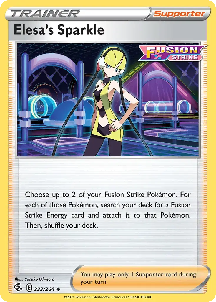 Elesa's Sparkle Fusion Strike 233