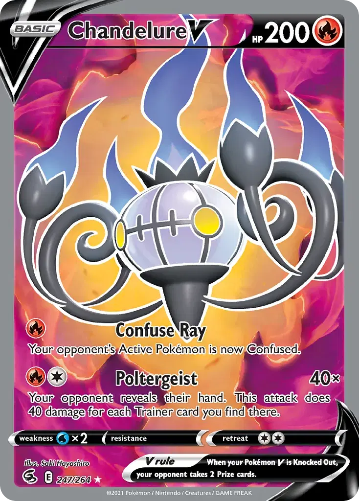Chandelure V Fusion Strike 247
