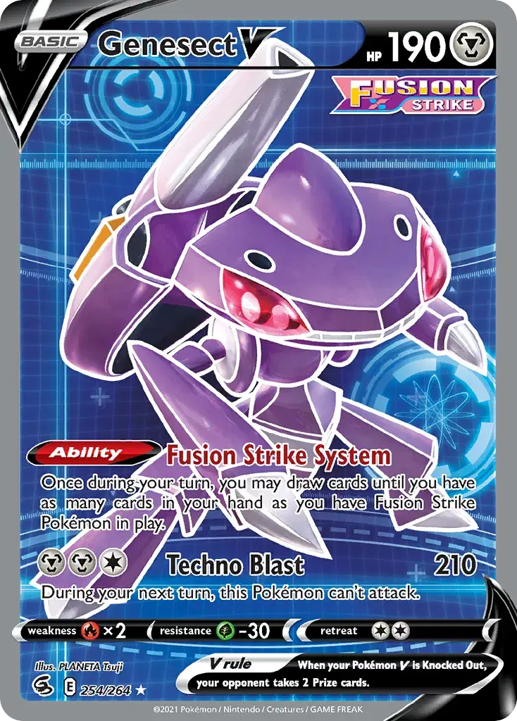 Genesect V Fusion Strike 254