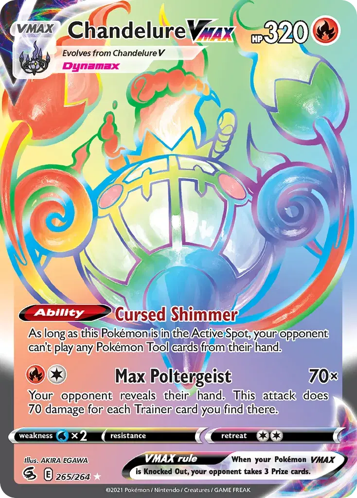 Chandelure VMAX Fusion Strike 265