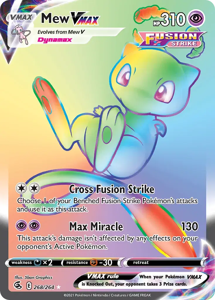 Mew VMAX Fusion Strike 268