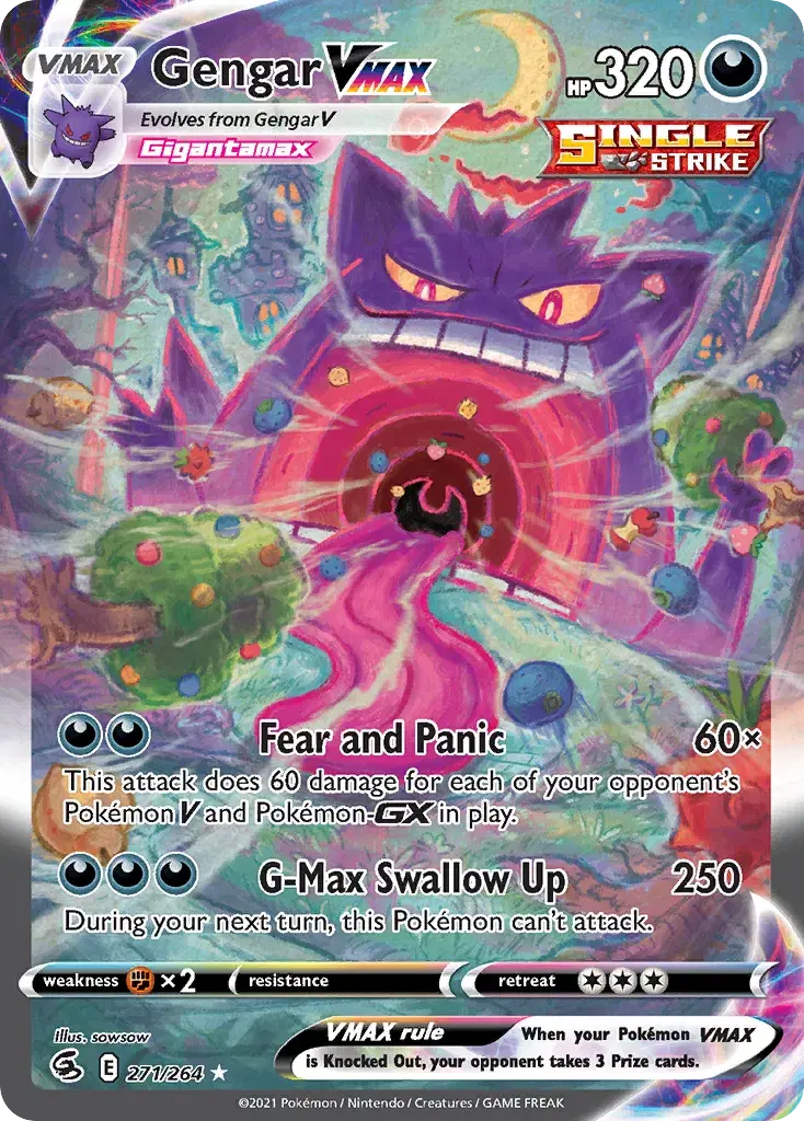 Gengar VMAX Fusion Strike 271