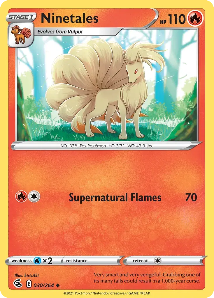 Ninetales Fusion Strike 30