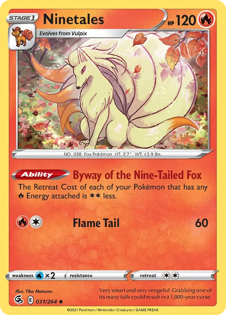 Ninetales Fusion Strike 31