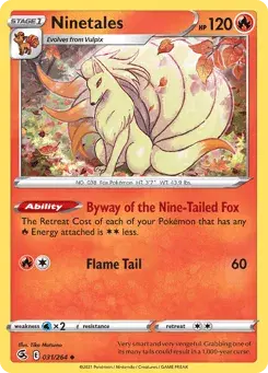 Ninetales Fusion Strike