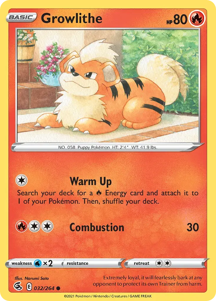 Growlithe Fusion Strike 32