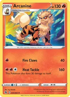 Arcanine Fusion Strike