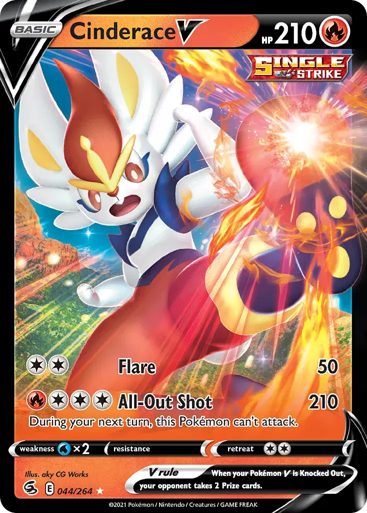Cinderace V Fusion Strike 44