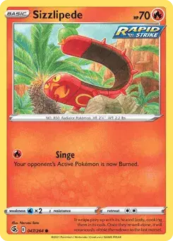 Sizzlipede Fusion Strike