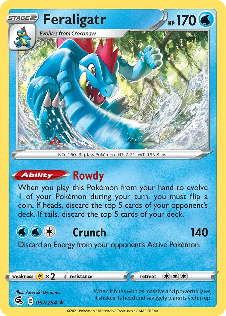 Feraligatr Fusion Strike 57