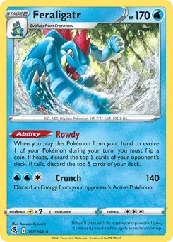 Feraligatr Fusion Strike