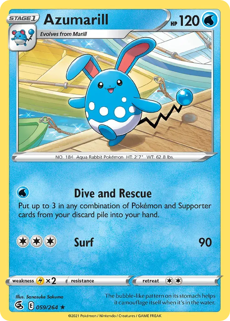Azumarill Fusion Strike 59