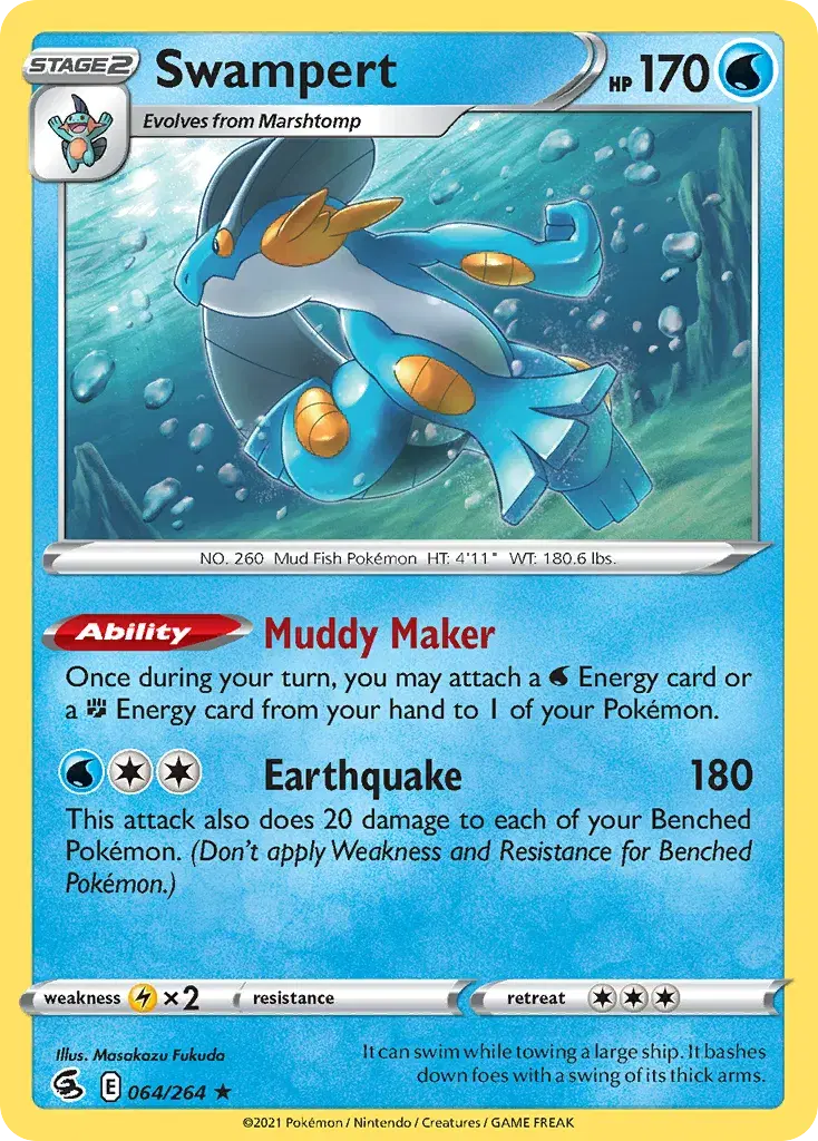 Swampert Fusion Strike 64
