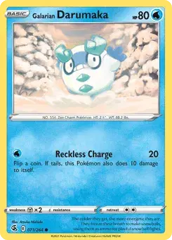 Galarian Darumaka Fusion Strike