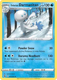 Galarian Darmanitan Fusion Strike