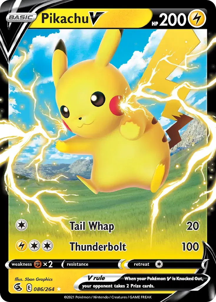 Pikachu V Fusion Strike 86