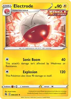 Electrode Fusion Strike