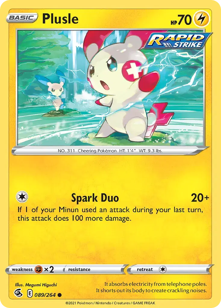 Plusle Fusion Strike 89