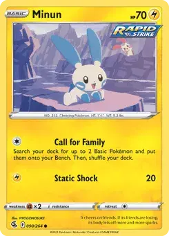 Minun Fusion Strike