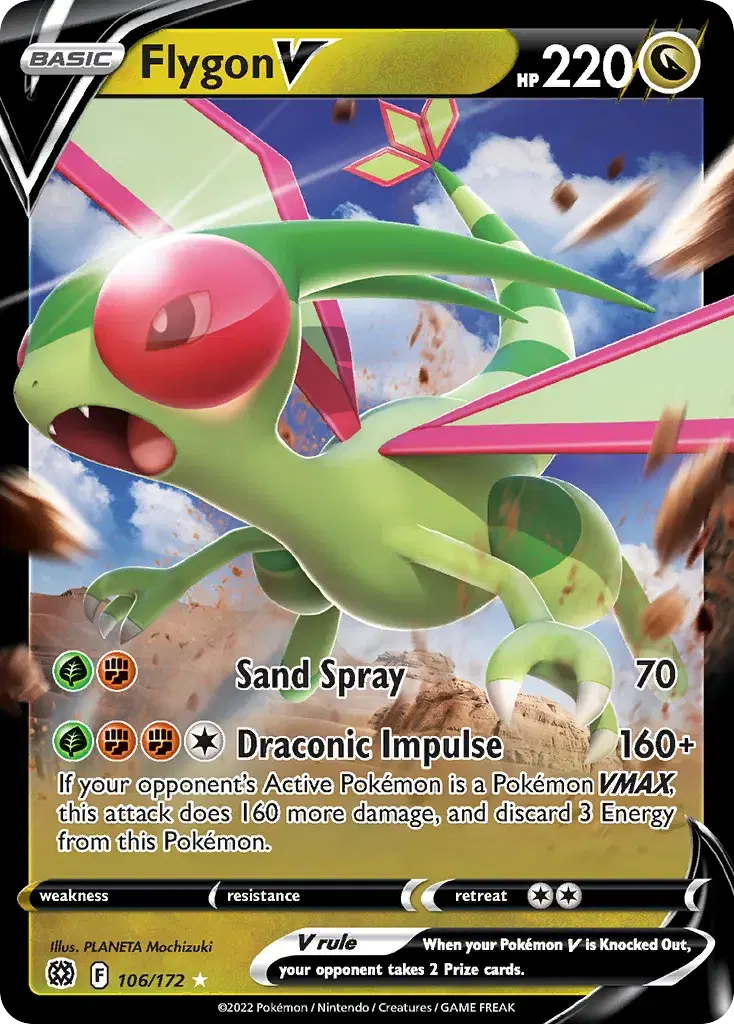 Flygon V Brilliant Stars 106