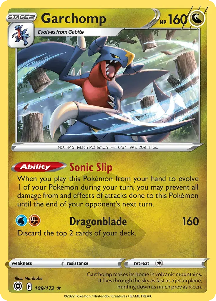 Garchomp Brilliant Stars 109