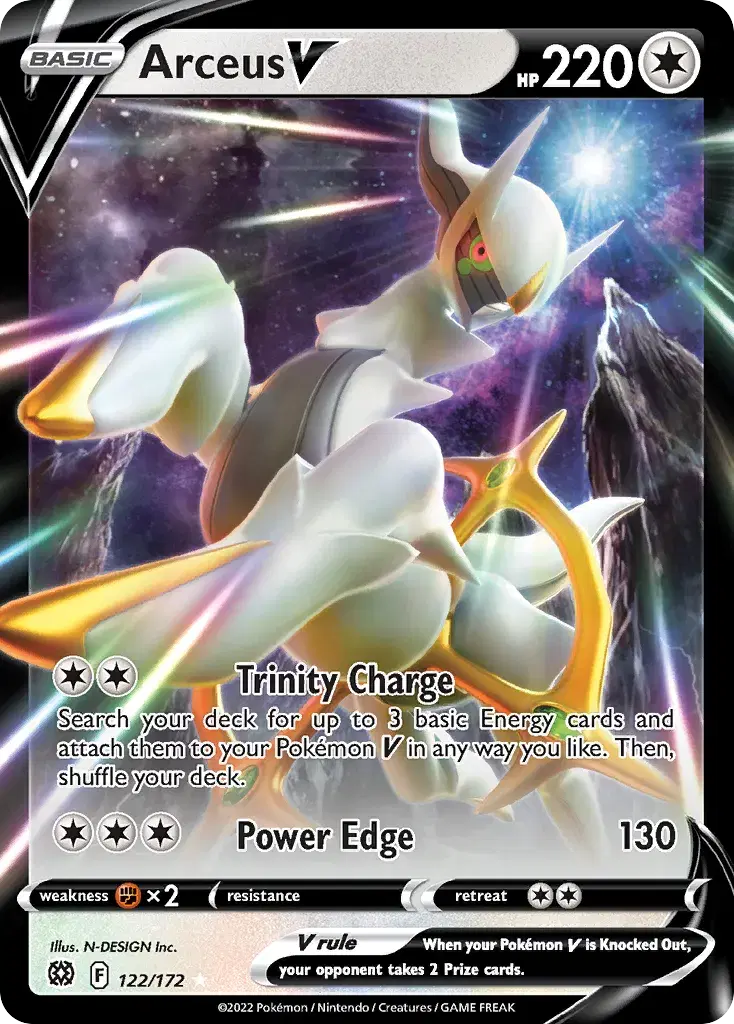 Arceus V Brilliant Stars 122