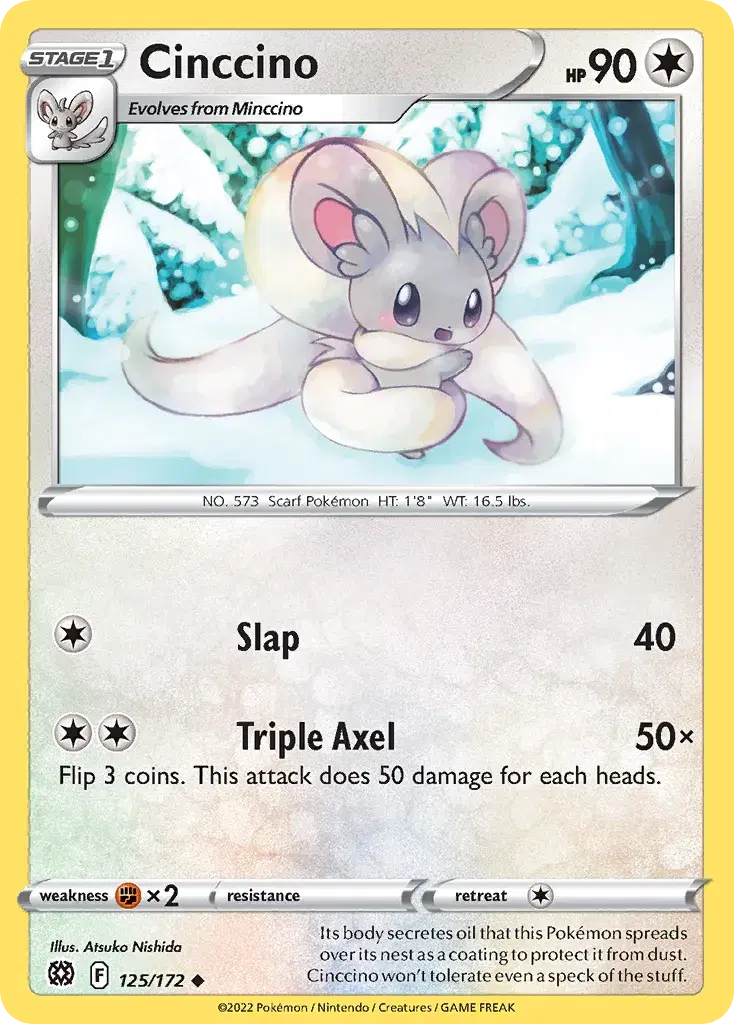 Cinccino Brilliant Stars 125