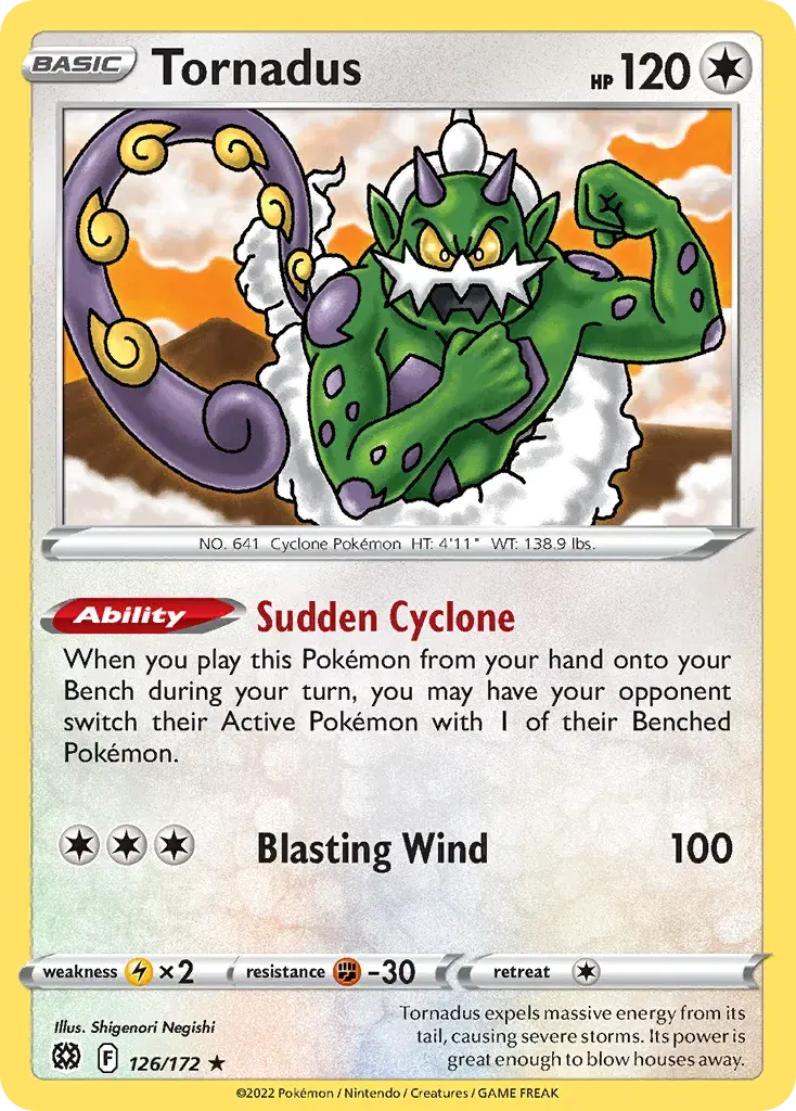 Tornadus Brilliant Stars 126