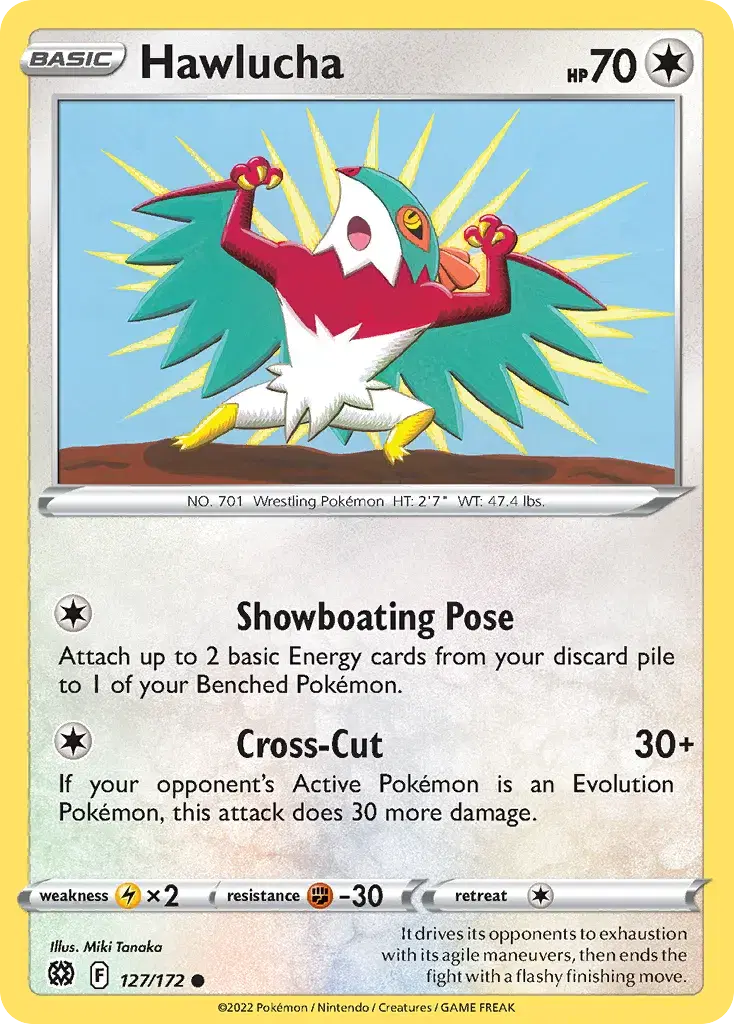Hawlucha Brilliant Stars 127