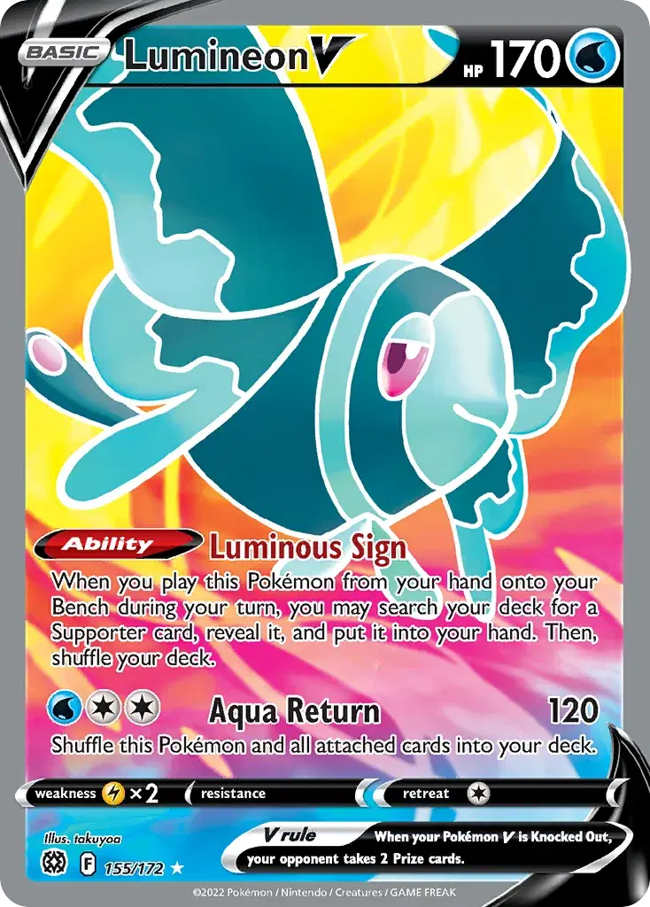 Lumineon V Brilliant Stars 155
