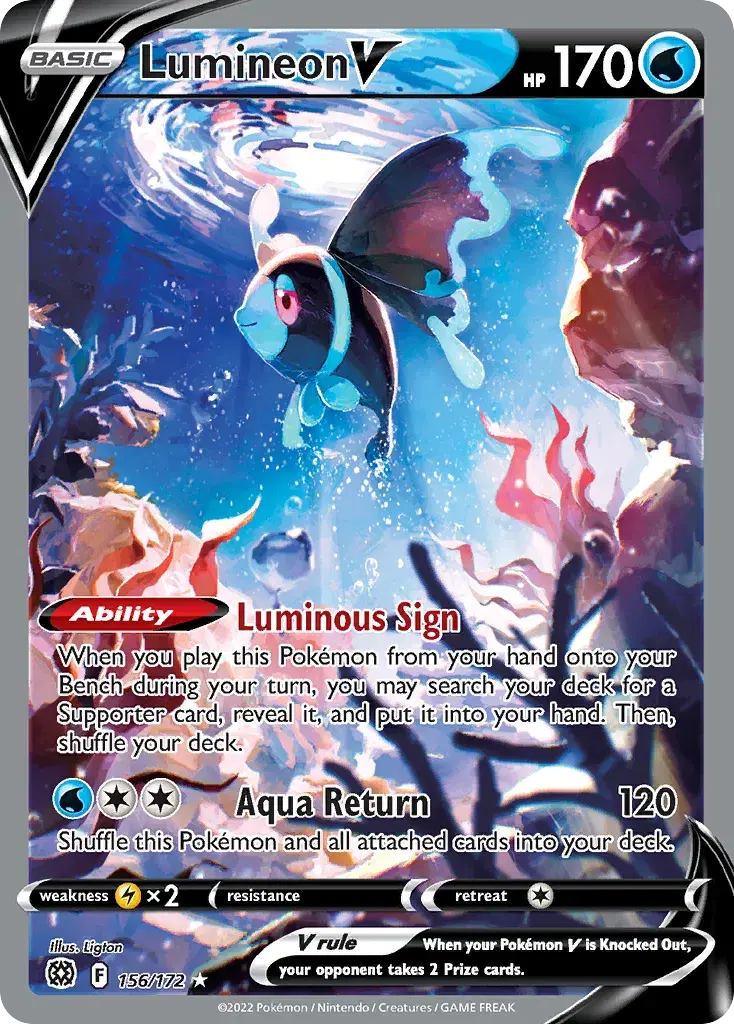 Lumineon V Brilliant Stars 156