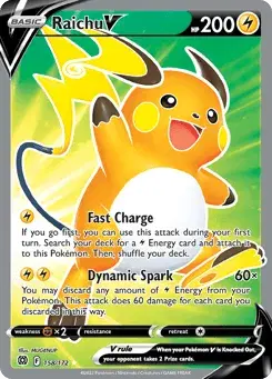 Raichu V Brilliant Stars