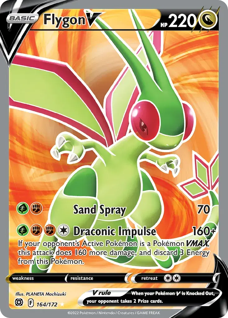 Flygon V Brilliant Stars 164