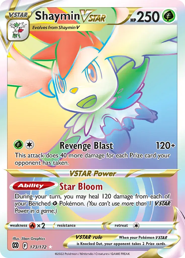Shaymin VSTAR Brilliant Stars 173