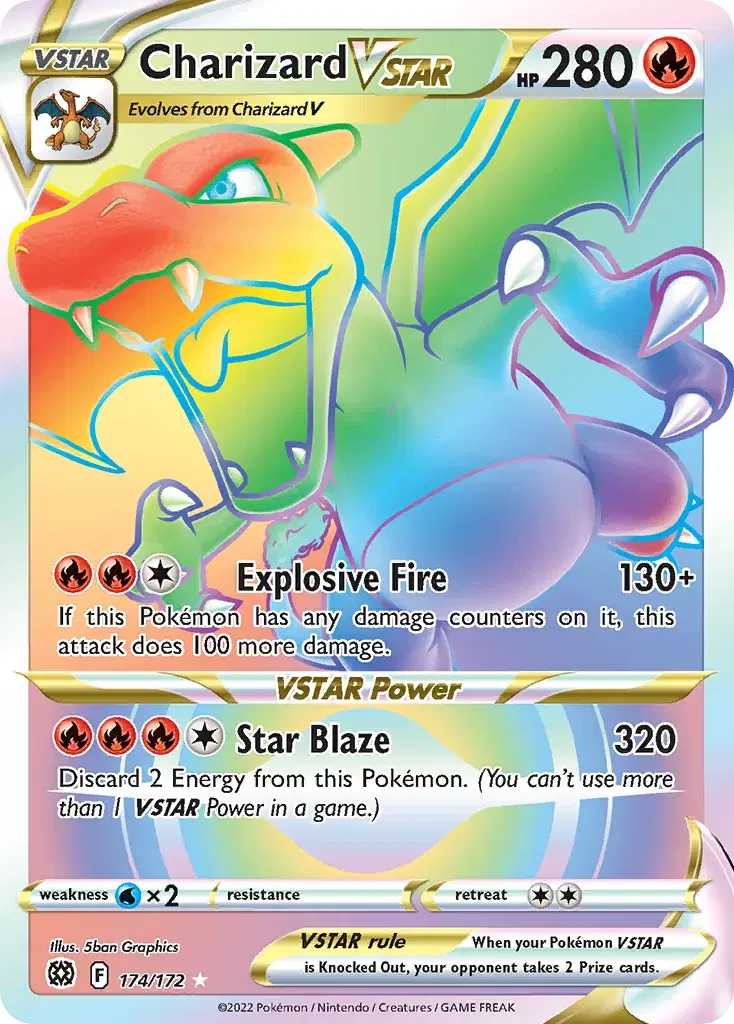 Charizard VSTAR Brilliant Stars 174