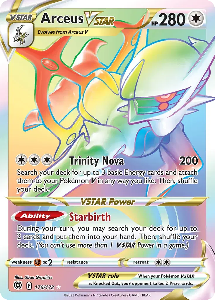 Arceus VSTAR Brilliant Stars 176