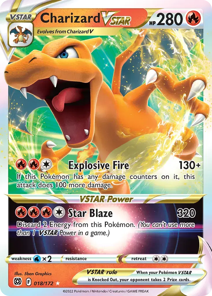 Charizard VSTAR Brilliant Stars 18