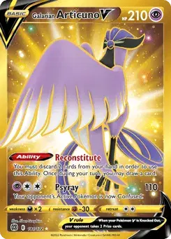 Galarian Articuno V Brilliant Stars