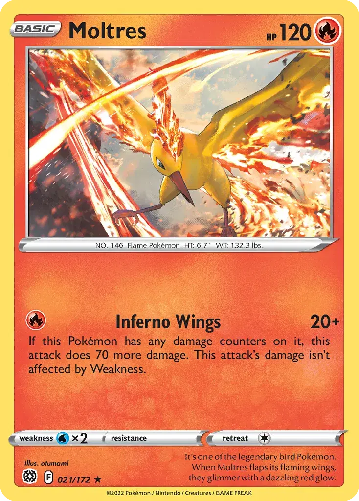 Moltres Brilliant Stars 21