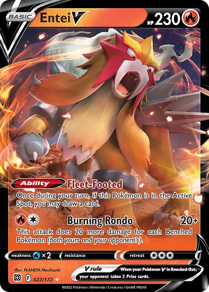 Entei V Brilliant Stars 22
