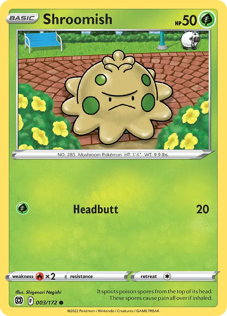 Shroomish Brilliant Stars 3