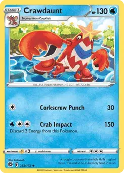 Crawdaunt Brilliant Stars